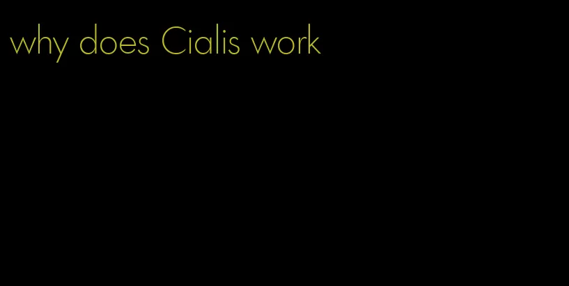 why does Cialis work