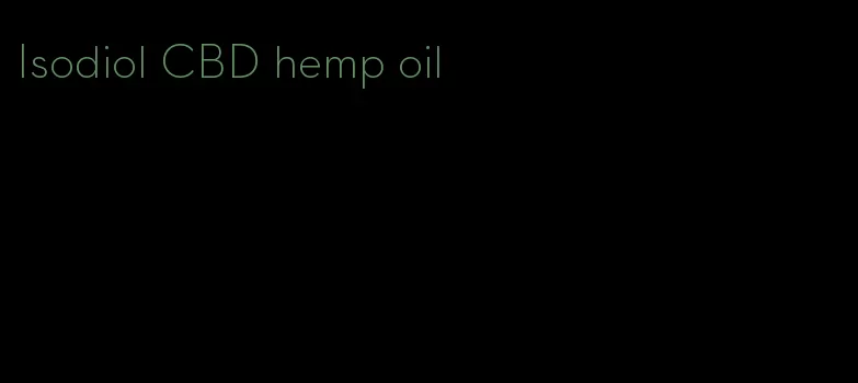 Isodiol CBD hemp oil