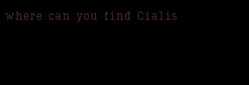 where can you find Cialis