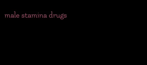 male stamina drugs