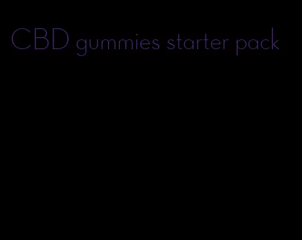 CBD gummies starter pack