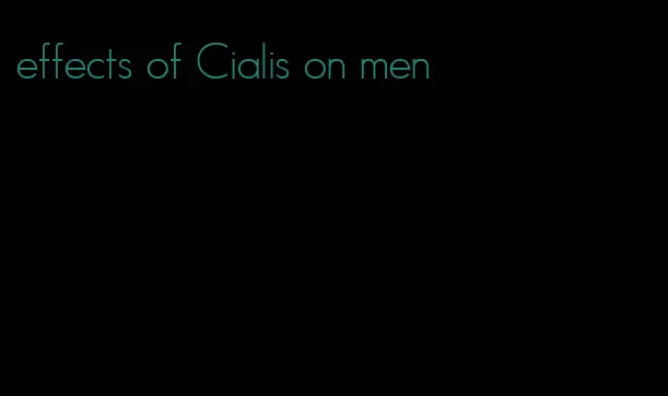 effects of Cialis on men
