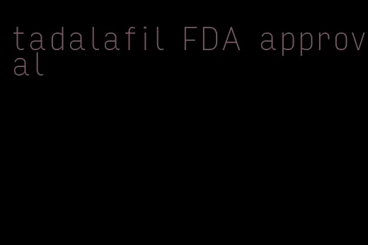 tadalafil FDA approval