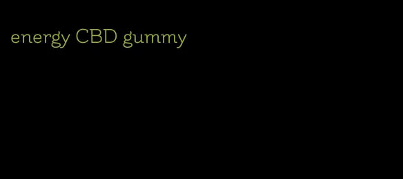energy CBD gummy