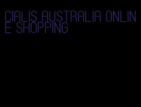 Cialis Australia online shopping