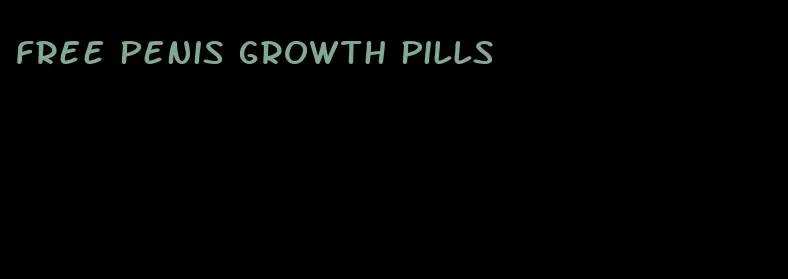 free penis growth pills