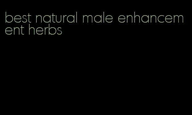 best natural male enhancement herbs