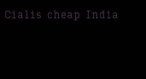 Cialis cheap India