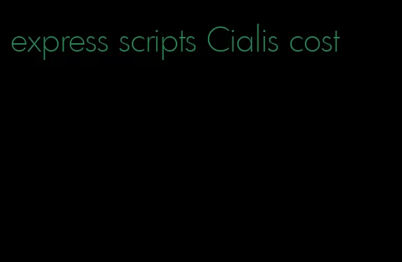 express scripts Cialis cost