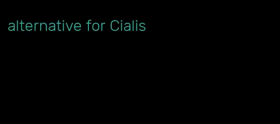 alternative for Cialis