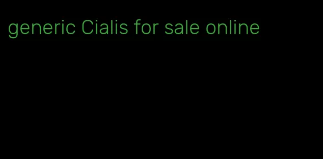 generic Cialis for sale online