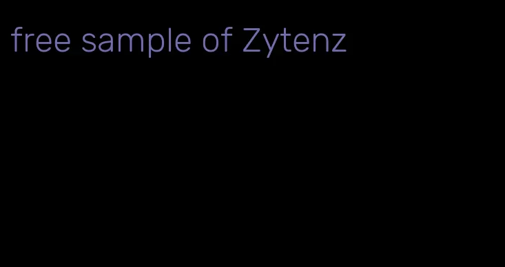 free sample of Zytenz
