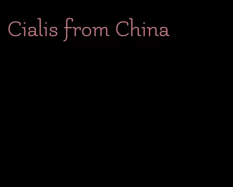 Cialis from China