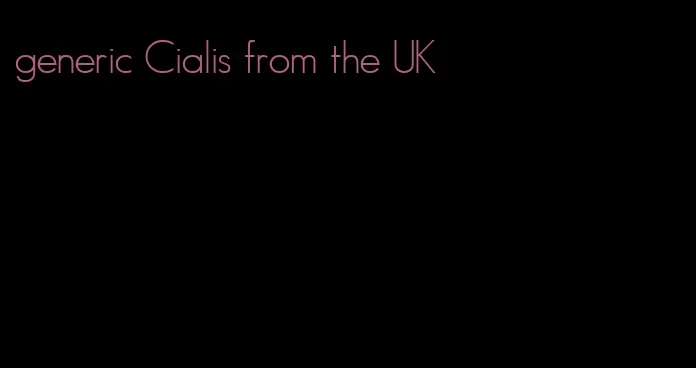 generic Cialis from the UK