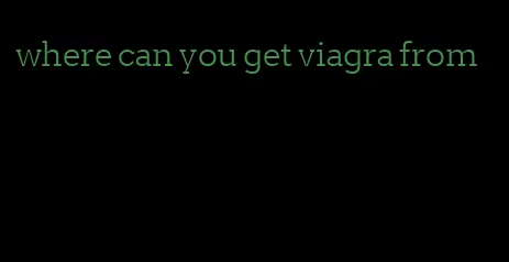where can you get viagra from