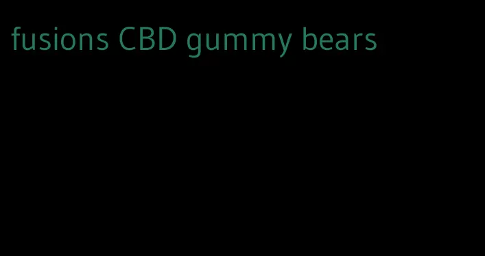 fusions CBD gummy bears
