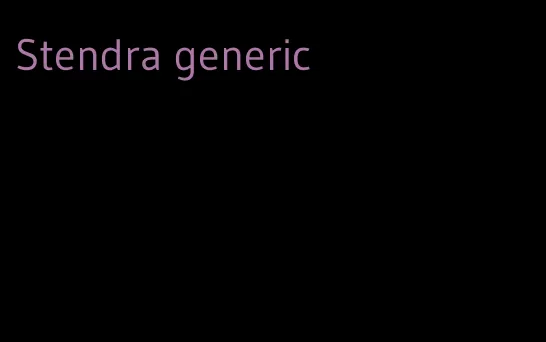 Stendra generic