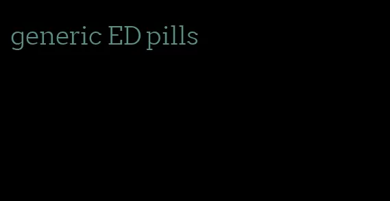 generic ED pills