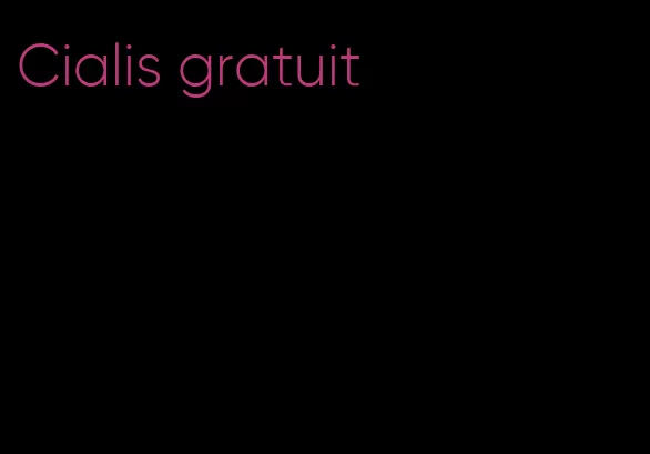 Cialis gratuit