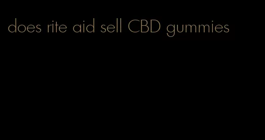 does rite aid sell CBD gummies