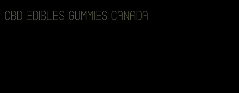 CBD edibles gummies Canada