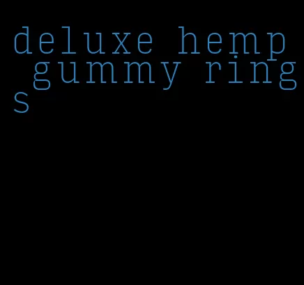 deluxe hemp gummy rings
