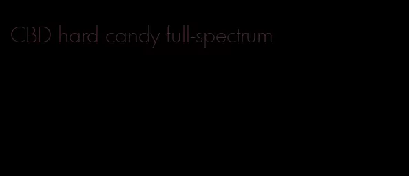 CBD hard candy full-spectrum