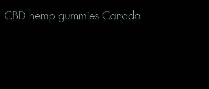 CBD hemp gummies Canada
