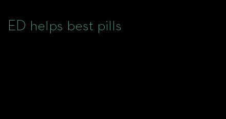 ED helps best pills