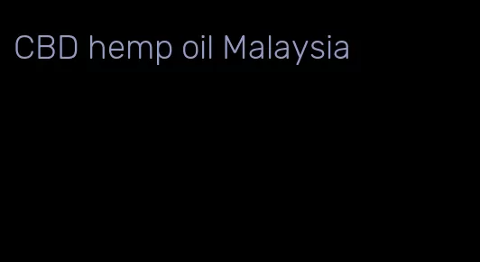 CBD hemp oil Malaysia