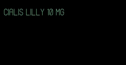 Cialis Lilly 10 mg