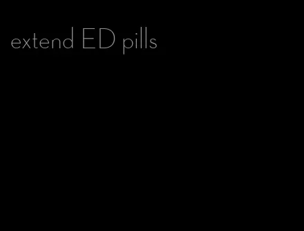 extend ED pills