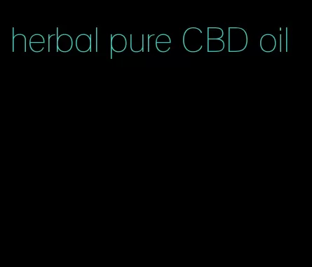 herbal pure CBD oil