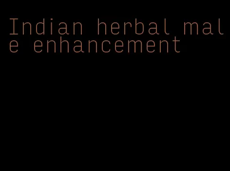 Indian herbal male enhancement