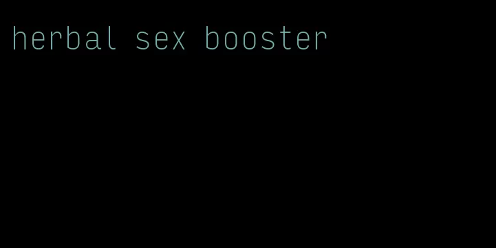 herbal sex booster