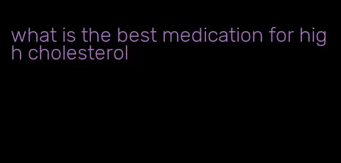 what is the best medication for high cholesterol