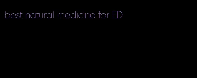 best natural medicine for ED