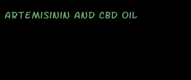 artemisinin and CBD oil