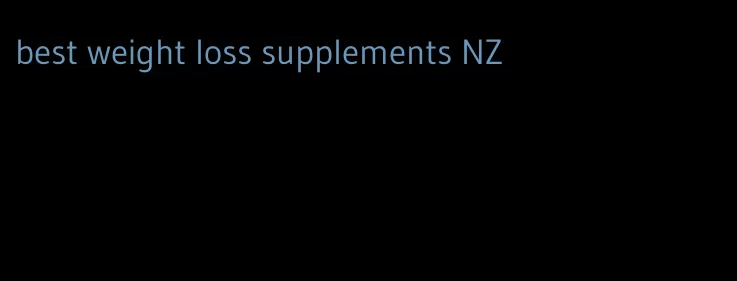 best weight loss supplements NZ