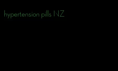 hypertension pills NZ