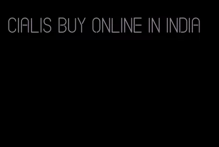 Cialis buy online in India