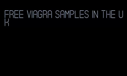 free viagra samples in the UK