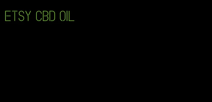 Etsy CBD oil