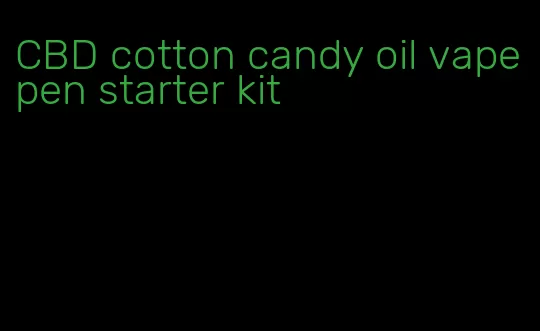 CBD cotton candy oil vape pen starter kit