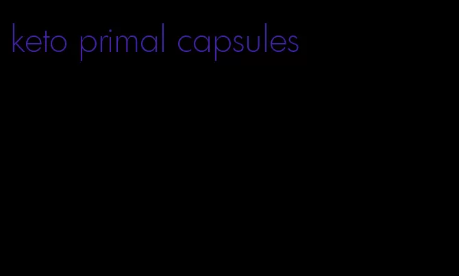 keto primal capsules
