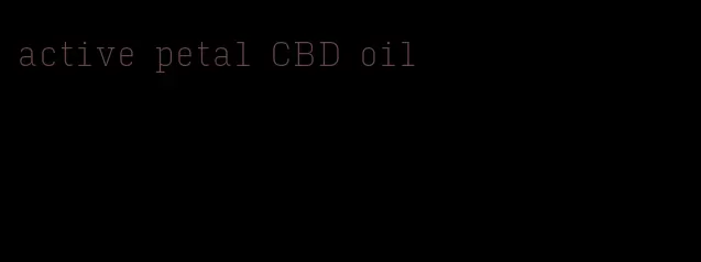 active petal CBD oil