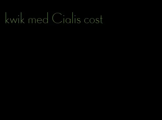 kwik med Cialis cost