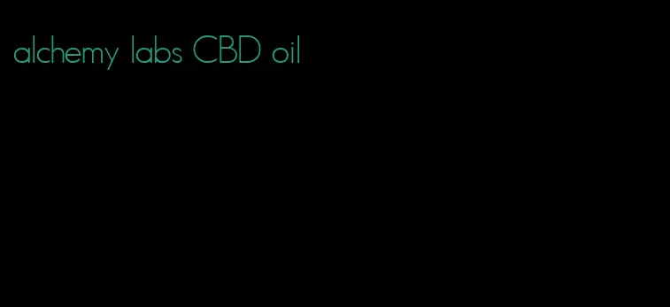 alchemy labs CBD oil