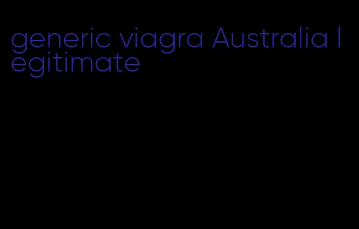generic viagra Australia legitimate