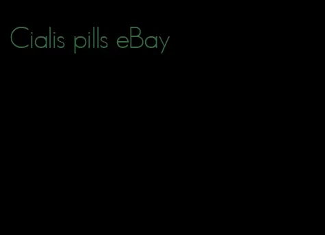 Cialis pills eBay